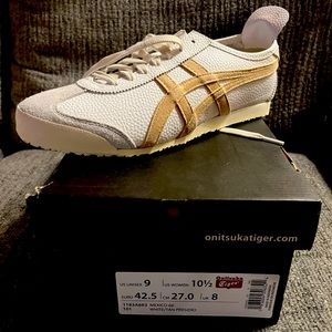 Onitsuka Tiger by ASICS Mexico 66 white/tan euro 42.5 US men’s 9 women’s 10.5